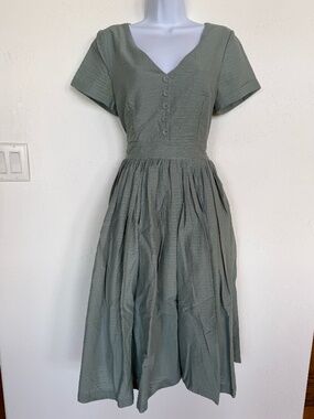 ModCloth Fit & Flare Party Dress Retro Vintage